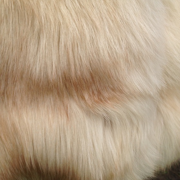 Hooded Real Mink and Fox Fur Princess Long Coat - Picture 8 of 11